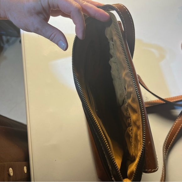 Brown Leather Crossbody Bag - Picture 12 of 16